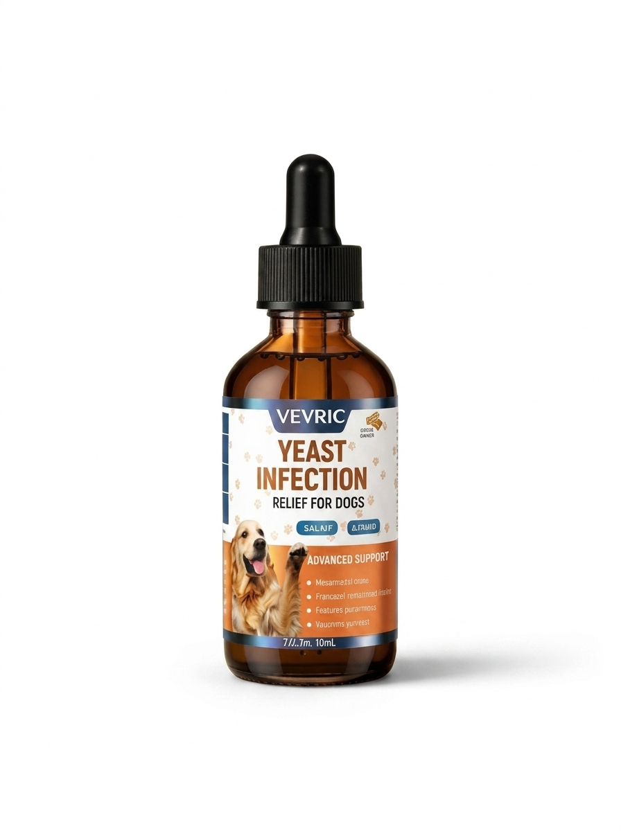 Veyric™ | Natural Yeast Relief | Itching & Paw Licking Support for Dogs