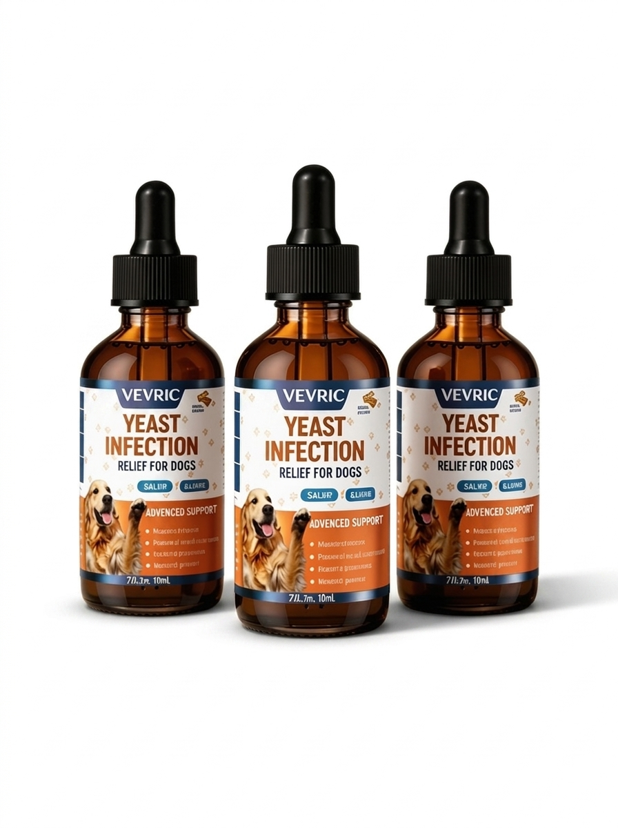 Veyric™ | Natural Yeast Relief | Itching & Paw Licking Support for Dogs