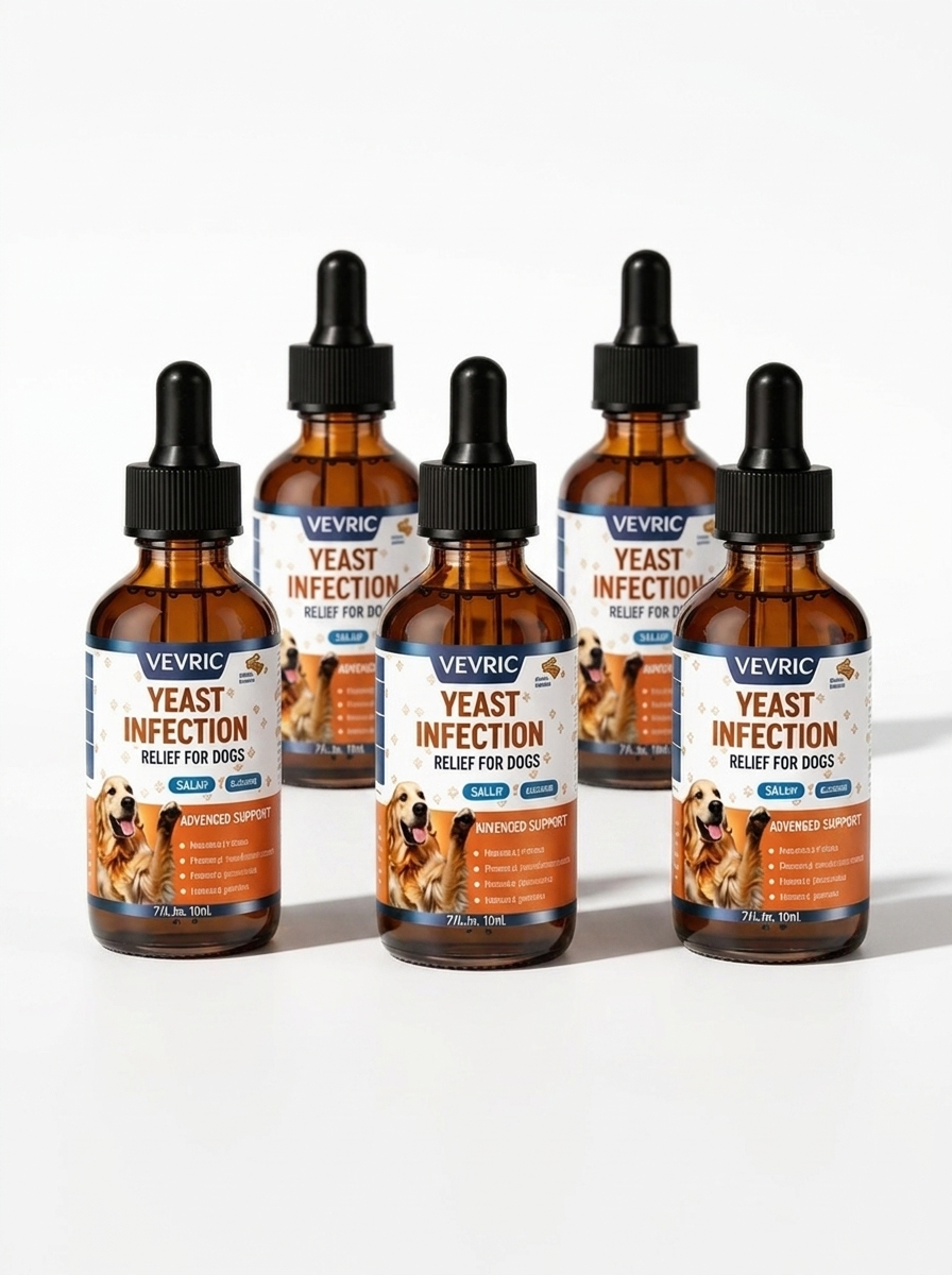 Veyric™ | Natural Yeast Relief | Itching & Paw Licking Support for Dogs