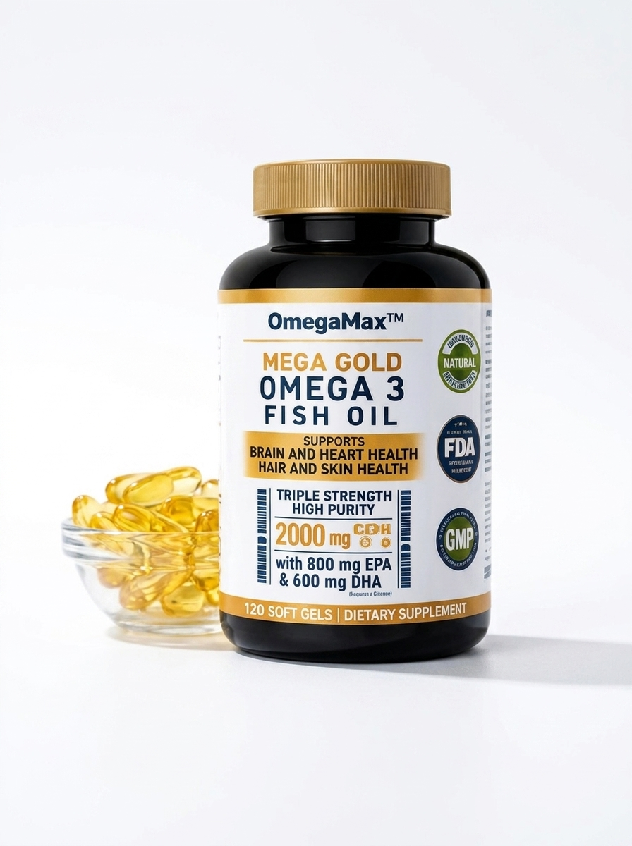 OmegaMax™ | Clinically Strong Omega-3 for Sharper Cognitive Function