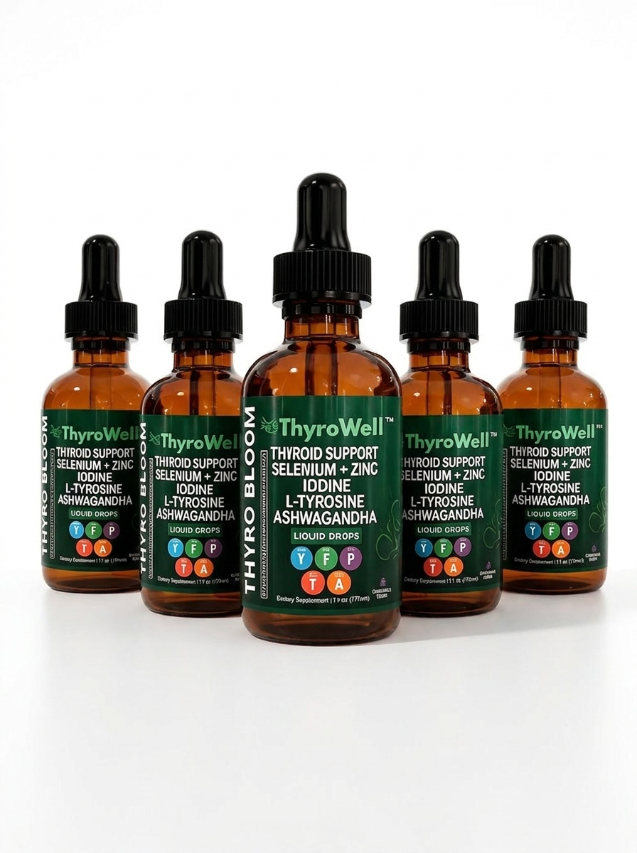 ThyroWell™ | Advanced Thyroid & Hormone Support Drops